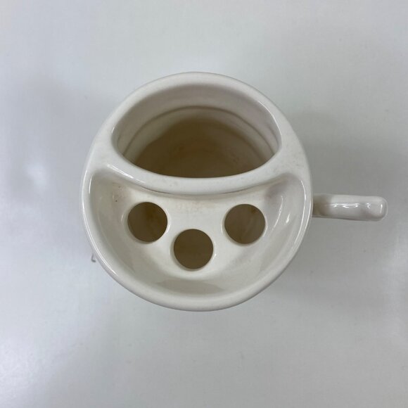 Vintage VB Athena Floral Shaving Mug Brush Holder & Soap Dish Set Vintage - Picture 6 of 16